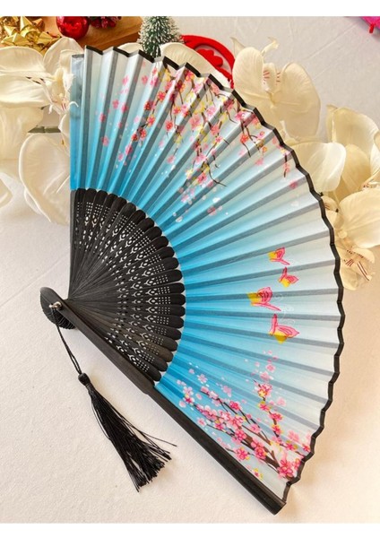 - Mavi Desenli Şık Yelpaze Parlak Paraşüt Bandana Özel Hediye Kutusu Ile fiyatları