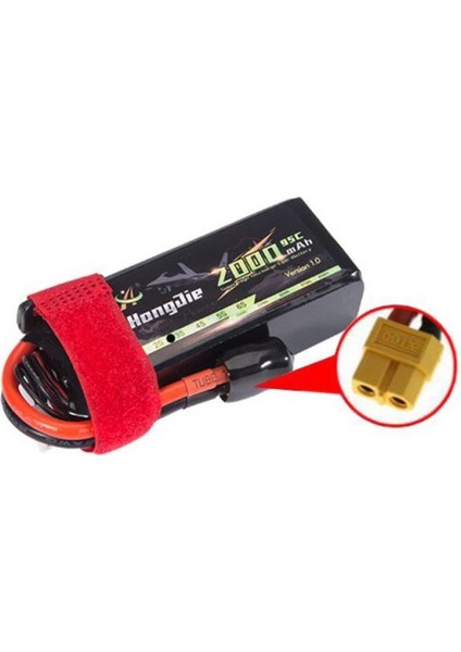11,1V 2000MAH 3s 60C Lipo Pil Rc Yarış Dron Helikopter Model Uçak