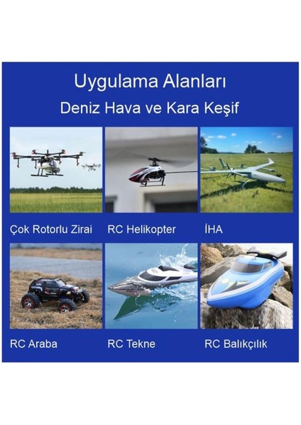 11,1V 2000MAH 3s 60C Lipo Pil Rc Yarış Dron Helikopter Model Uçak