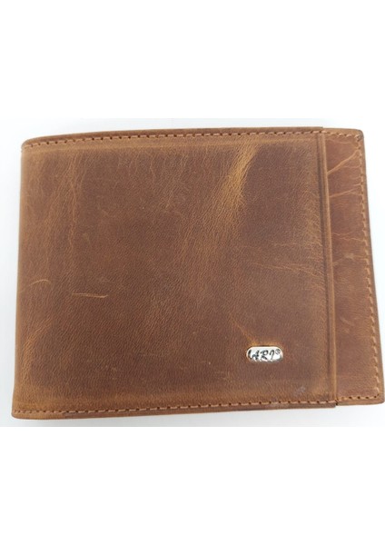 Zeymir Erkek Taba Renk Crayzi Cüzdan