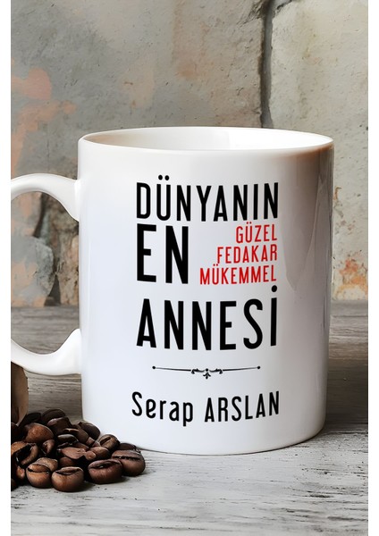 Kişiye Özel Anneye Hediye Kupa Bardak Beyaz Annelere Doğum Günü Hediyesi fırsatları