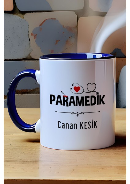Kişiye Özel Paramedik -2- Kupa Bardak Lacivert Att Tıp Bayramı Hediyesi modelleri