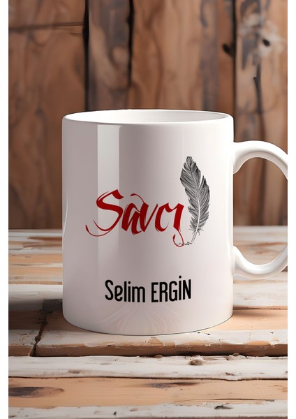 Kişiye Özel Savcı Kupa Bardak Beyaz