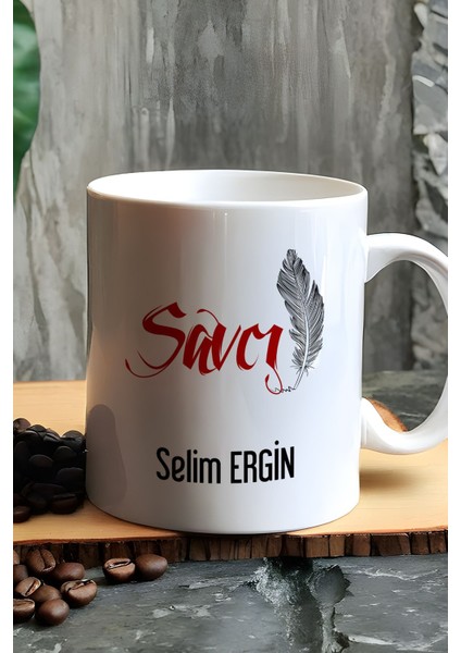 Kişiye Özel Savcı Kupa Bardak Beyaz