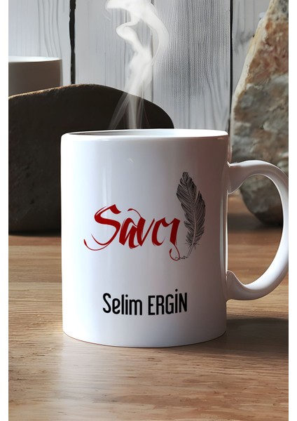 Kişiye Özel Savcı Kupa Bardak Beyaz