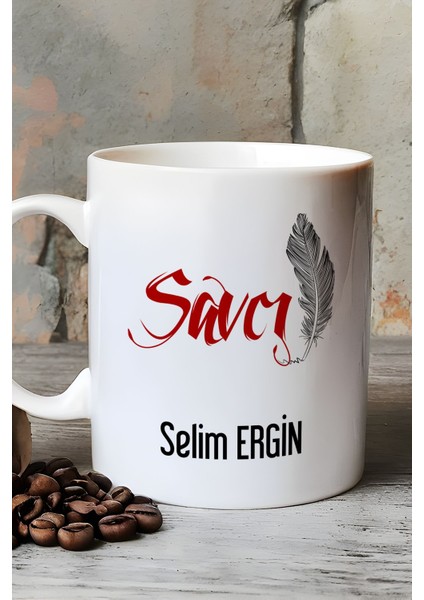 Kişiye Özel Savcı Kupa Bardak Beyaz