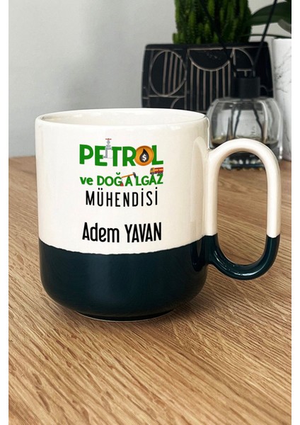 Kişiye Özel Petrol Mühendisi Pro Kupa Bardak Siyah Mühendisler Günü Hediyesi fiyatları