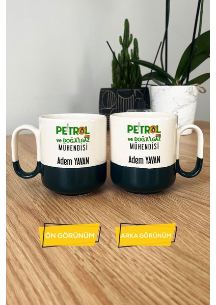 Kişiye Özel Petrol Mühendisi Pro Kupa Bardak Siyah Mühendisler Günü Hediyesi modelleri