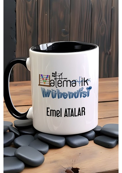 Kişiye Özel Matematik Mühendisi Kupa Bardak Siyah Mühendisler Günü Hediyesi fiyatları