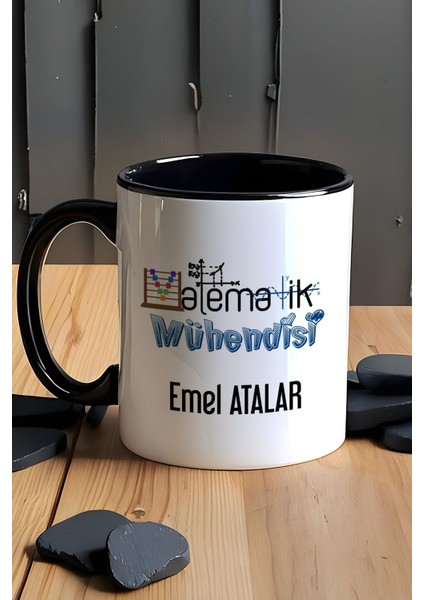 Kişiye Özel Matematik Mühendisi Kupa Bardak Siyah Mühendisler Günü Hediyesi fırsatları