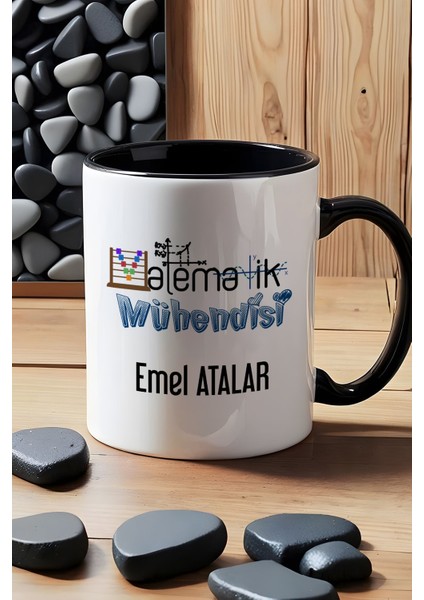 Kişiye Özel Matematik Mühendisi Kupa Bardak Siyah Mühendisler Günü Hediyesi indirimleri