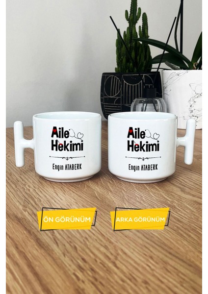 Kişiye Özel Aile Hekimi Doktor Kupa Bardak T Kulplu Beyaz Tıp Bayramı Hediyesi