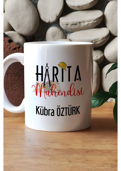 Kişiye Özel Harita Mühendisi Kupa Bardak Beyaz Mühendisler Günü Hediyesi indirimleri