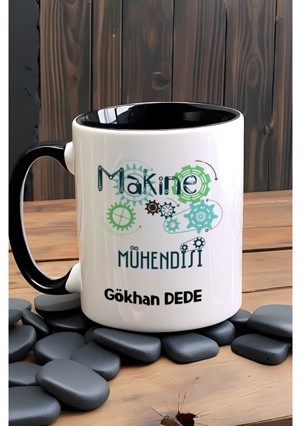 Kişiye Özel Makine Mühendisi Kupa Bardak Siyah Mühendisler Günü Hediyesi fiyatları