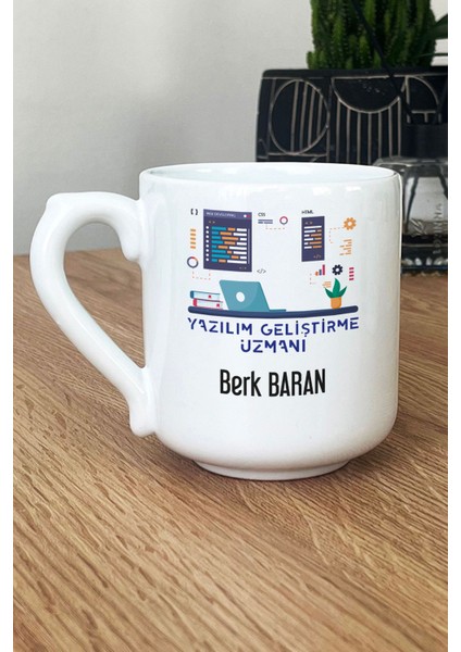 Kişiye Özel Yazılım Geliştirme Uzmanı Kupa Bardak Oval