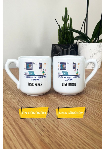 Kişiye Özel Yazılım Geliştirme Uzmanı Kupa Bardak Oval modelleri