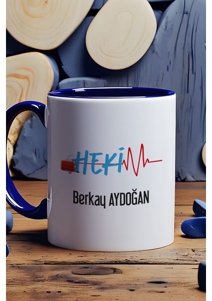 Kişiye Özel Hekim Doktor Kupa Bardak Lacivert 14 Mart Tıp Bayramı Hediyesi