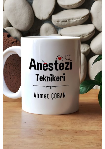 Kişiye Özel Anestezi Teknikeri Kupa Bardak Beyaz Tıp Bayramı Hediyesi indirimleri