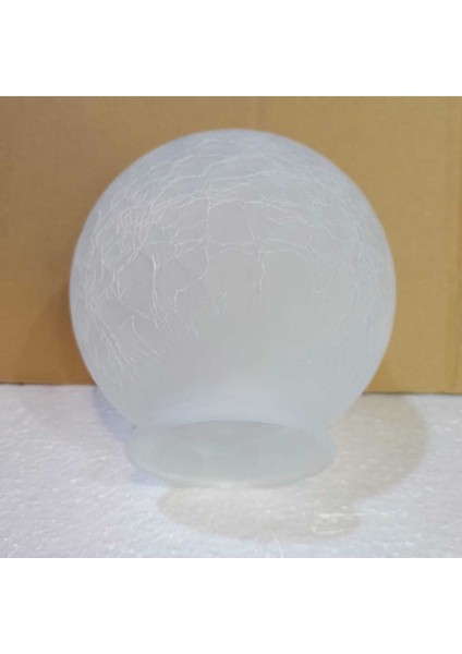 Osmanlı Avize Camı Mat Beyaz Çatlak Desenli(Ağız Çapı 7,5-8 cm ) modelleri