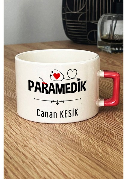 Kişiye Özel Paramedik -2- Lüks Fincan Turuncu Att Tıp Bayramı Hediyesi fiyatları