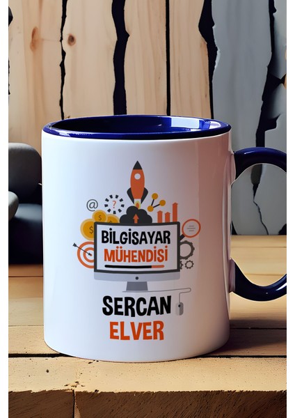 Kişiye Özel Bilgisayar Mühendisi Kupa Bardak Lacivert Mühendisler Günü Hediyesi fırsatları