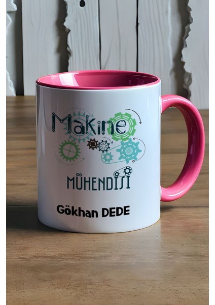 Kişiye Özel Makine Mühendisi Kupa Bardak Pembe Mühendisler Günü Hediyesi fırsatları