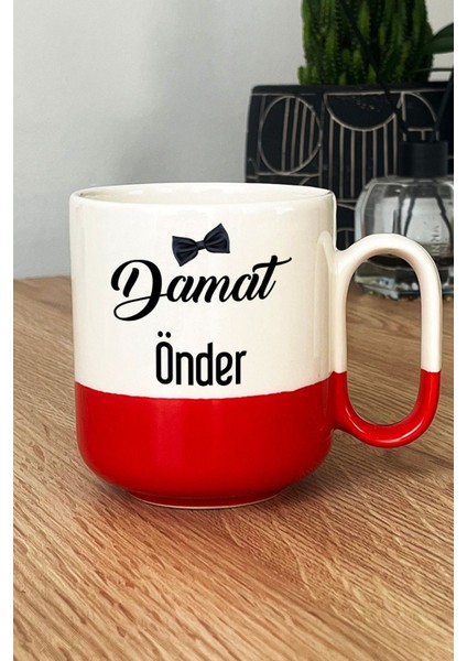 Kişiye Özel Damat Pro Kupa Bardak Kırmızı Düğün Nişan Söz Hediyesi fiyatları