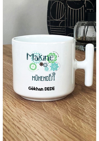 Kişiye Özel Makine Mühendisi Kupa Bardak T Kulplu Beyaz Mühendisler Günü Hediyesi fiyatları