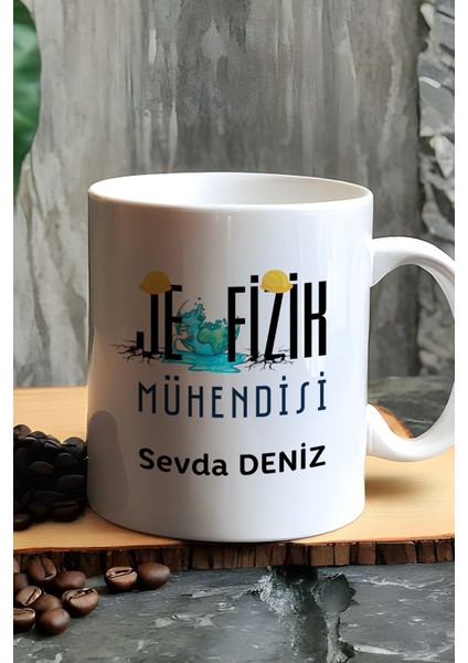 Kişiye Özel Jeofizik Mühendisi Kupa Bardak Beyaz Mühendisler Günü Hediyesi fiyatları