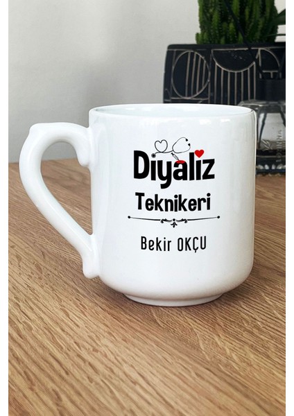 Kişiye Özel Diyaliz Teknikeri Kupa Bardak Oval Tıp Bayramı Hediyesi