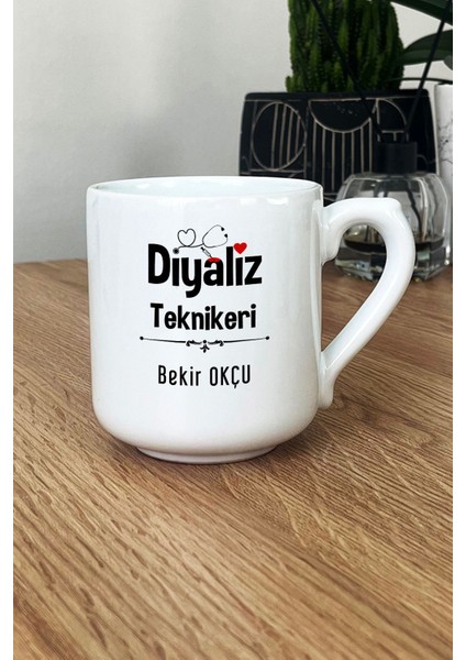 Kişiye Özel Diyaliz Teknikeri Kupa Bardak Oval Tıp Bayramı Hediyesi fiyatları