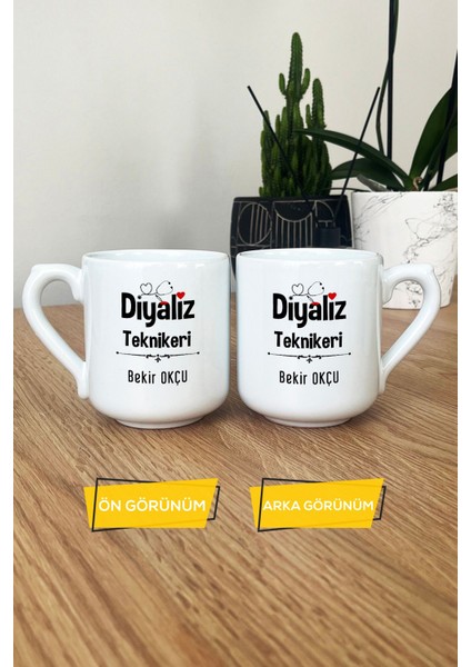 Kişiye Özel Diyaliz Teknikeri Kupa Bardak Oval Tıp Bayramı Hediyesi modelleri