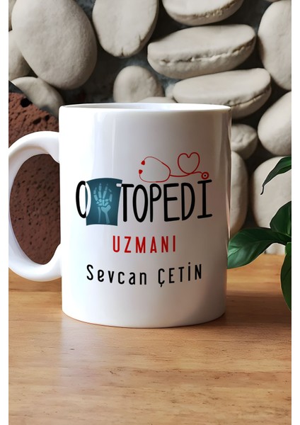 Kişiye Özel Ortopedi Uzmanı Kupa Bardak Beyaz Isme Özel Tıp Bayramı Hediyeleri indirimleri