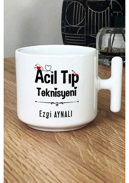 Kişiye Özel Acil Tıp Teknisyeni Kupa Bardak T Kulplu Beyaz Att Tıp Bayramı Hediyesi fiyatları