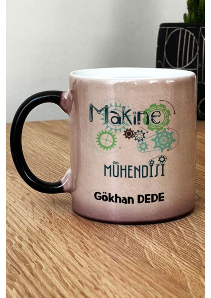 Kişiye Özel Makine Mühendisi Kupa Bardak Sihirli Mühendisler Günü Hediyesi