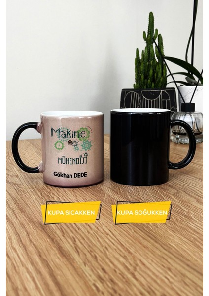 Kişiye Özel Makine Mühendisi Kupa Bardak Sihirli Mühendisler Günü Hediyesi modelleri