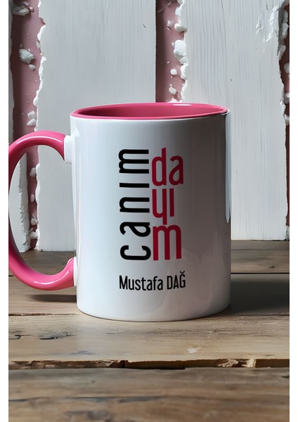 Kişiye Özel Canım Dayım Kupa Bardak Pembe Dayıya Doğum Günü Hediyesi fiyatları