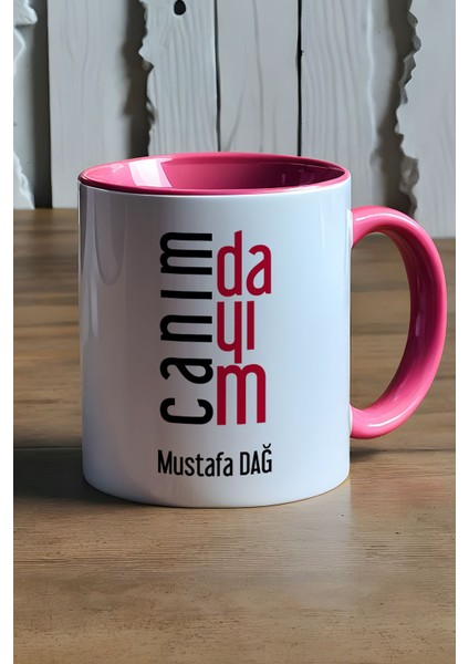 Kişiye Özel Canım Dayım Kupa Bardak Pembe Dayıya Doğum Günü Hediyesi fırsatları