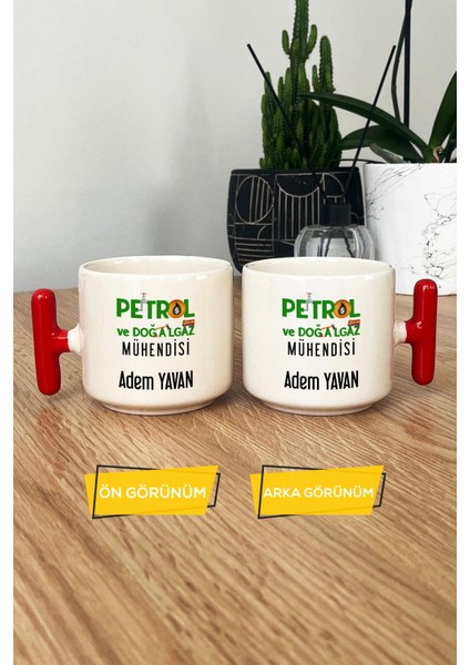 Kişiye Özel Petrol Mühendisi Kupa Bardak T Kulplu Kırmızı Mühendisler Günü Hediyesi modelleri