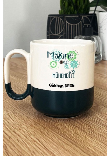 Kişiye Özel Makine Mühendisi Pro Kupa Bardak Siyah Mühendisler Günü Hediyesi