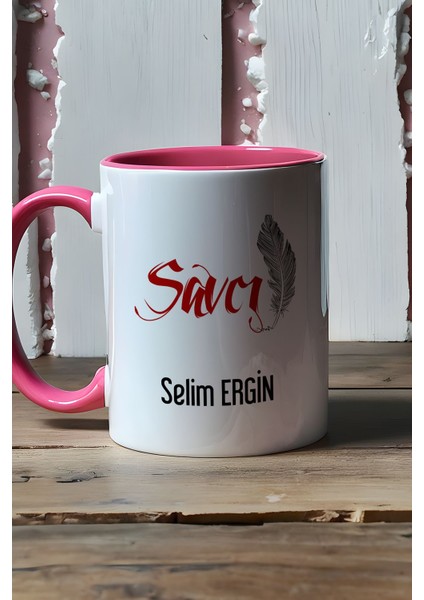 Kişiye Özel Savcı Kupa Bardak Pembe fiyatları