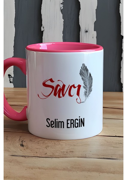 Kişiye Özel Savcı Kupa Bardak Pembe indirimleri