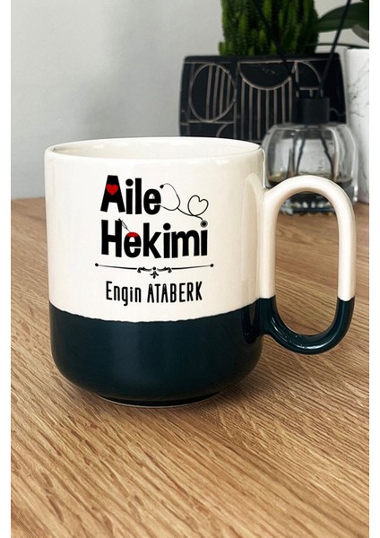 Kişiye Özel Aile Hekimi Doktor Pro Kupa Bardak Siyah Tıp Bayramı Hediyesi
