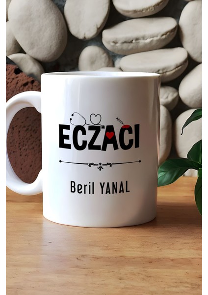 Kişiye Özel Eczacı Kupa Bardak Beyaz Tıp Bayramı Hediyesi indirimleri