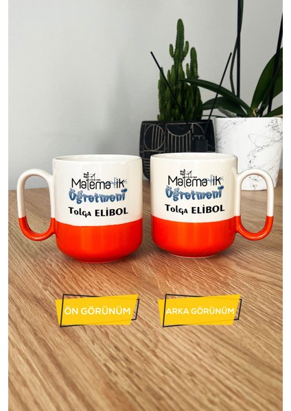 Kişiye Özel Matematik Öğretmeni -2- Pro Kupa Bardak Turuncu Öğretmenler Günü Hediyesi modelleri