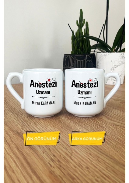 Kişiye Özel Anestezi Uzmanı Kupa Bardak Oval Tıp Bayramı Hediyesi modelleri