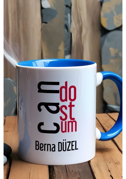 Kişiye Özel Canım Kankam Kupa Bardak Mavi Arkadaşa Hediye fiyatları