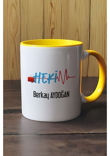 Kişiye Özel Hekim Doktor Kupa Bardak Sarı 14 Mart Tıp Bayramı Hediyesi modelleri