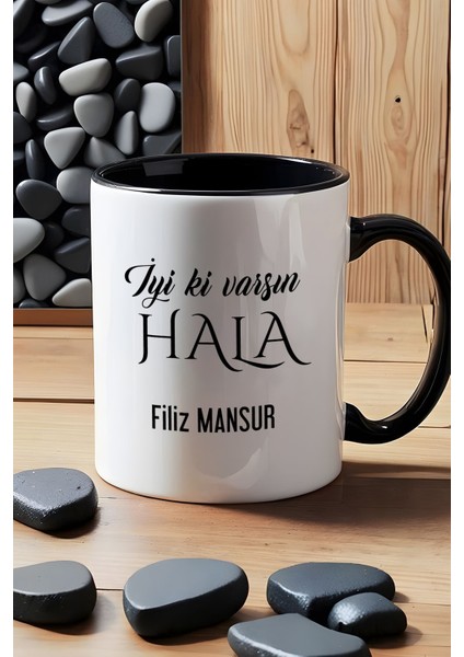 Kişiye Özel Iyi Ki Varsın Hala Kupa Bardak Siyah Doğum Günü Hediyesi indirimleri
