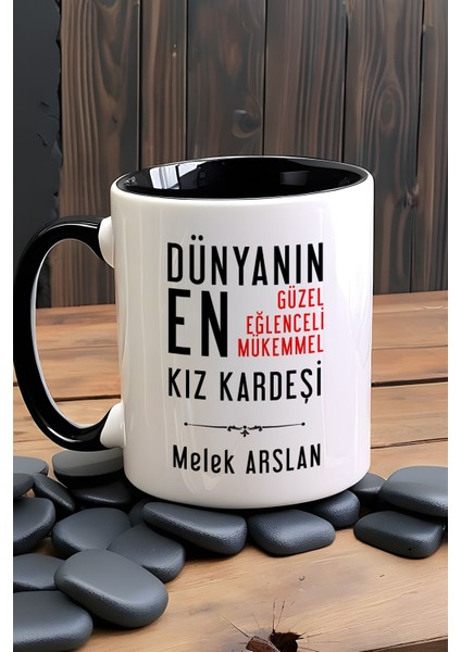 Kişiye Özel Kız Kardeş Kupa Bardak Siyah Kız Kardeşe Doğum Günü Hediyesi fiyatları